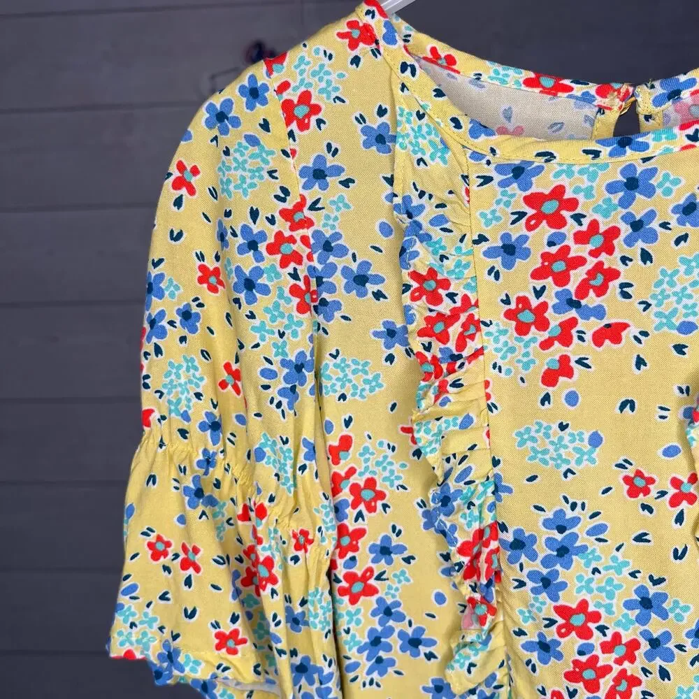 Carter’s paisley top/Genuine Kids floral top/StarRide jeans girls size 3T